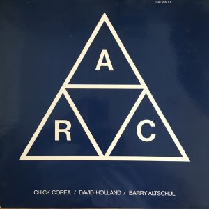 Compra venta vinilos Barcelona de jazz como Chick Corea, David Holland, Barry Altschul ‎– A.R.C.