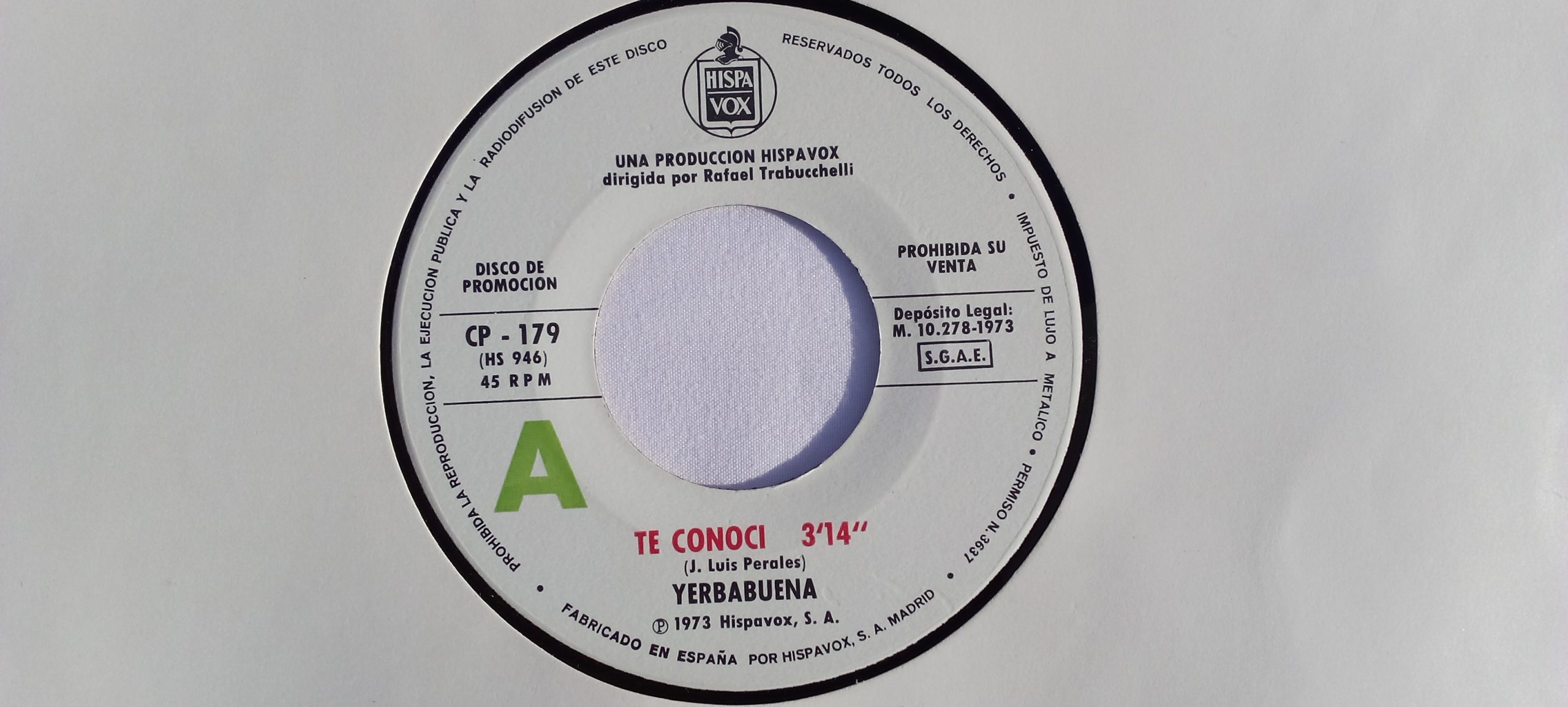 Vinilos de Segunda mano, Compra venta vinilos, Yerbabuena: Te Conocí, grupo Yerbabuena, Yerbabuena, Venta vinilos de pop español, vinilos de pop años 70, vender vinilos segunda mano, compra venta vinilos Girona, compro vinilos provincia de Girona