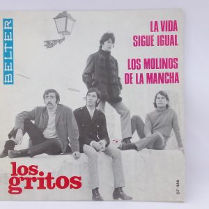 Compra Venta de vinilos en Barcelona, Los Gritos: La Vida Sigue Igual / Los Molinos De La Mancha, Los Gritos, vinilos de música popular, vinilos en español, compra y venta de discos de vinilo usados, compra y venta de vinilos antiguos, Compro discos de vinilo, vinilos en Girona