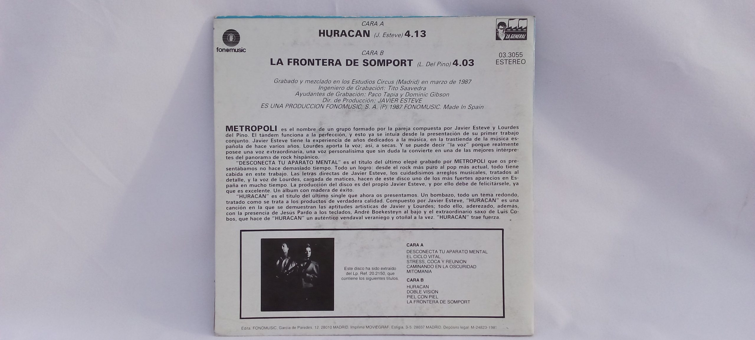 Vender vinlos de Rock, Metropoli: Huracán, Metropoli, AOR, Hard Rock, vinilos de Hard Rock, Dónde vender discos de vinilo en Barcelona, Dónde vender discos de vinilo usados, Dónde vender vinilos segunda mano, Vender vinilos en Girona, compra venta discos de vinilo Girona