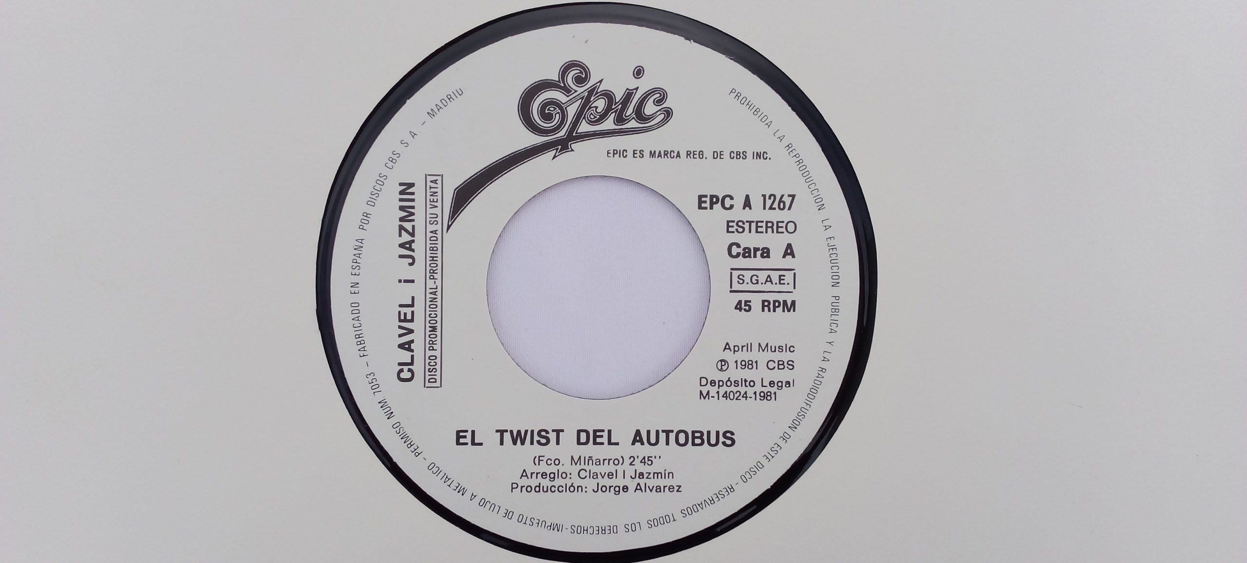 Compra Venta, Clavel I Jazmín: El Twist Del Autobús, Clavel, Música Popular en spañol, Pop Rock, compra y venta de discos de vinilo usados, compra y venta de vinilos antiguos, Compra Venta vinilos España, Compro discos de vinilo, Compra de vinilos en Barcelona, cuánto pagan por discos de vinilo