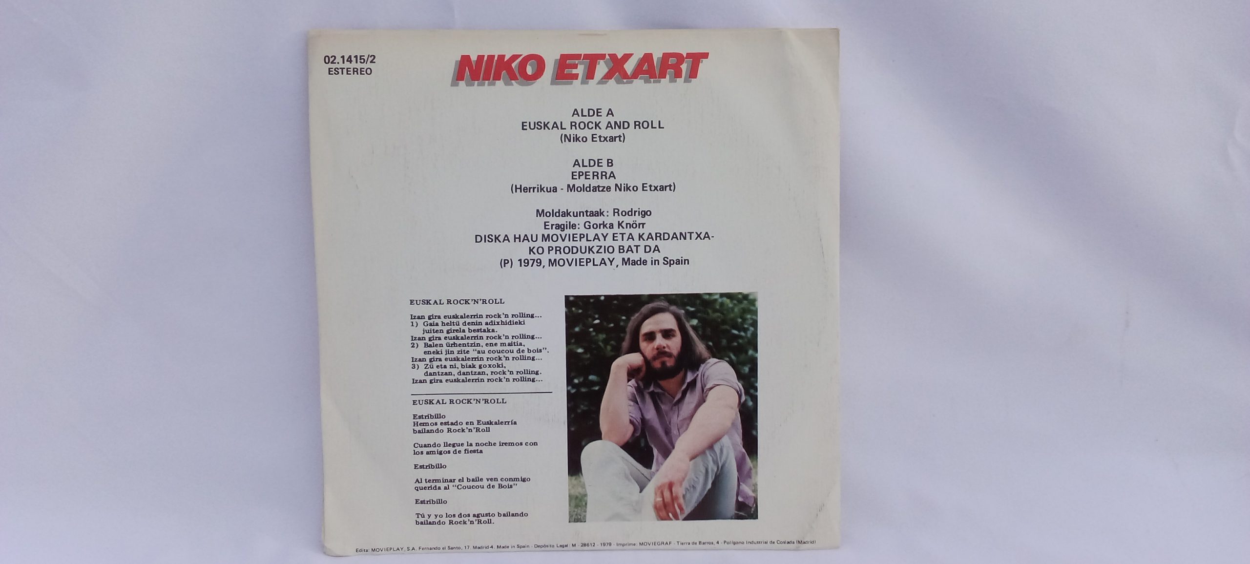 Dónde vender vinilos Folklore, Niko Etxart: Euskal Rock N' Roll, Compra Venta vinilos España, Compro discos de vinilo, Compra de vinilos en Barcelona, cuánto pagan por discos de vinilo, vinilos de Folklore segunda mano